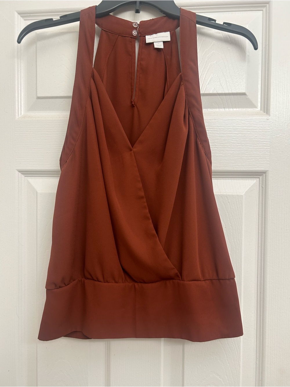 New York & Company Rust-Red  Sleeveless Cami